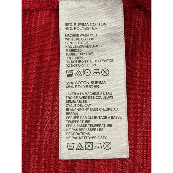 Tommy Bahama Men's XL Red Heathered Pullover Hoodie Long Sleeve Shirt - Picture 4 of 10